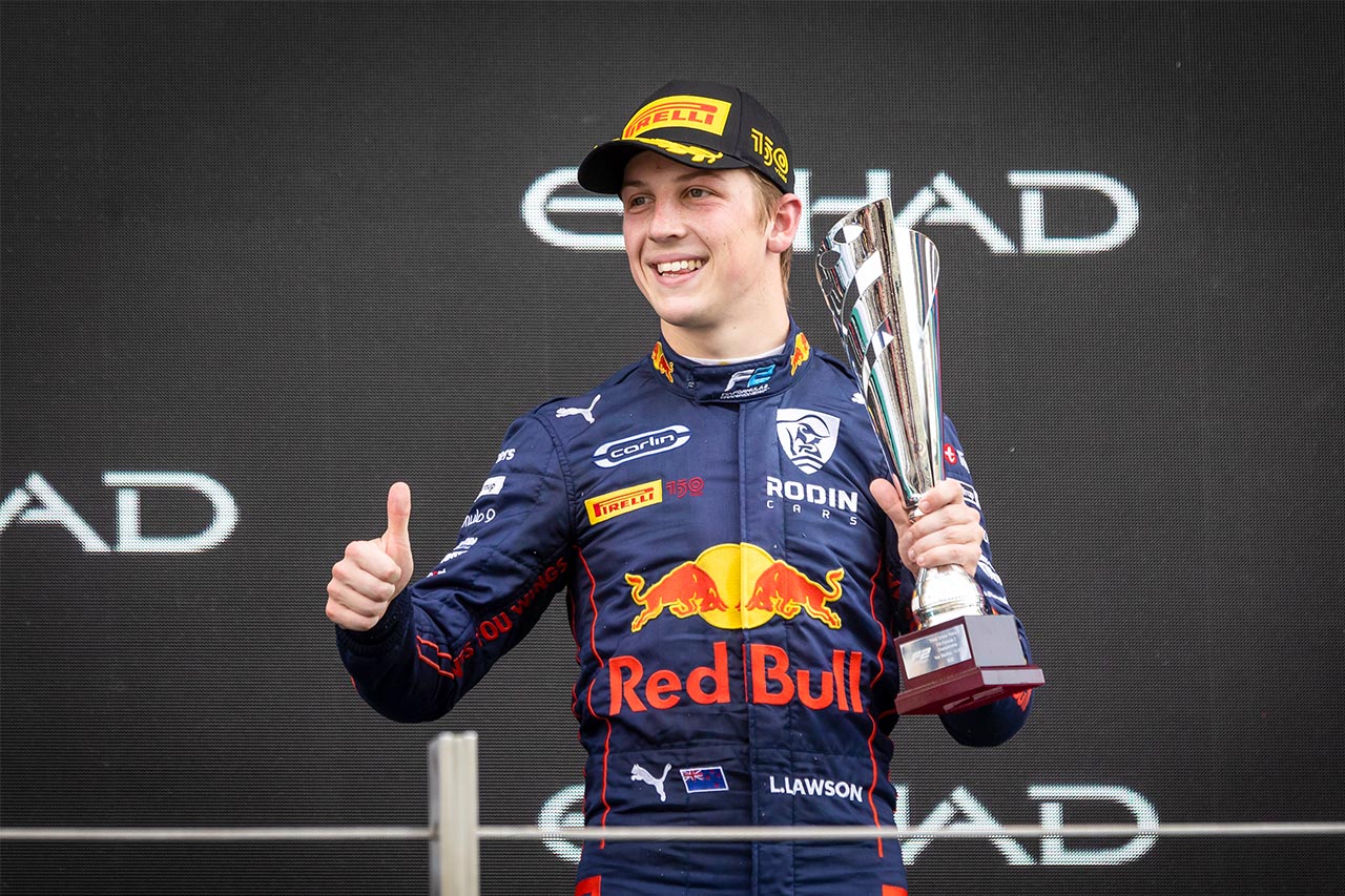 2022年はFIA-F2に参戦していたリアム・ローソン