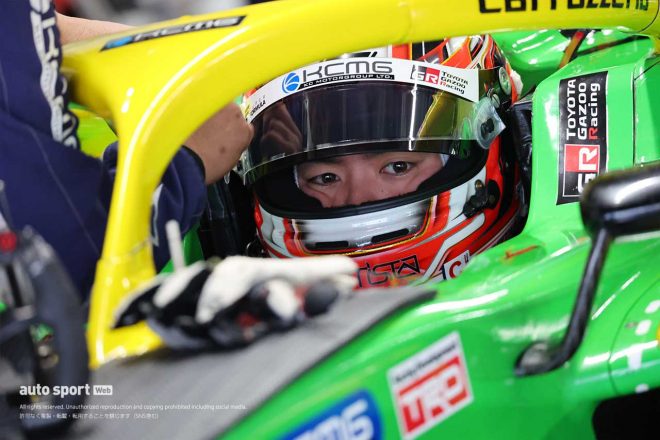 2022スーパーフォーミュラ合同／ルーキーテスト　野中誠太（KCMG）