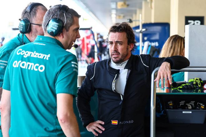 2022年F1アブダビテスト　フェルナンド・アロンソ（アストンマーティン）