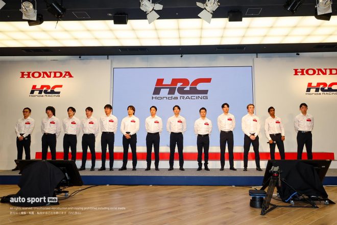 2022年ホンダモータースポーツ活動発表会の様子