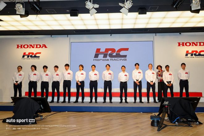 2022年ホンダモータースポーツ活動発表会の様子