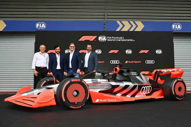 2022年F1ベルギーGP　アウディが記者会見でF1参戦を発表。