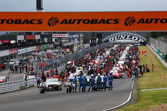 2022年スーパーGT第7戦オートポリスのスターティンググリッド