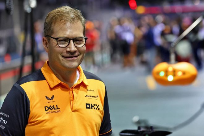 2022年のマクラーレン代表　アンドレアス・ザイドル