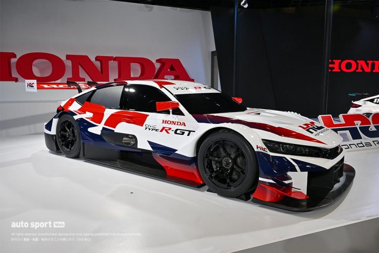 ホンダの次期GT500ベース車両はシビック！ 『シビック・タイプR-GTコンセプト』をオートサロンでサプライズ公開 | autosport web