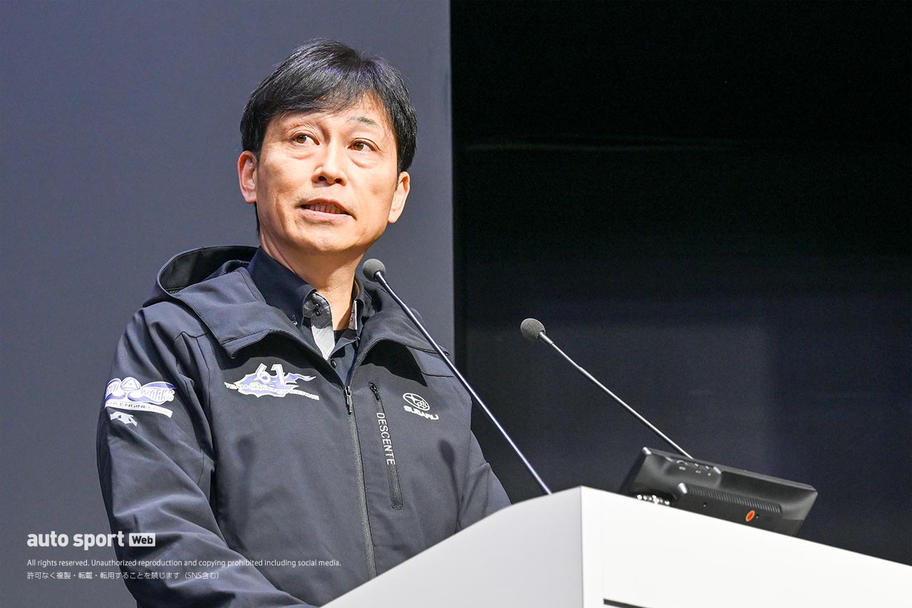 東京オートサロンで参戦発表を行ったTeam SDA Engineeringの本井監督