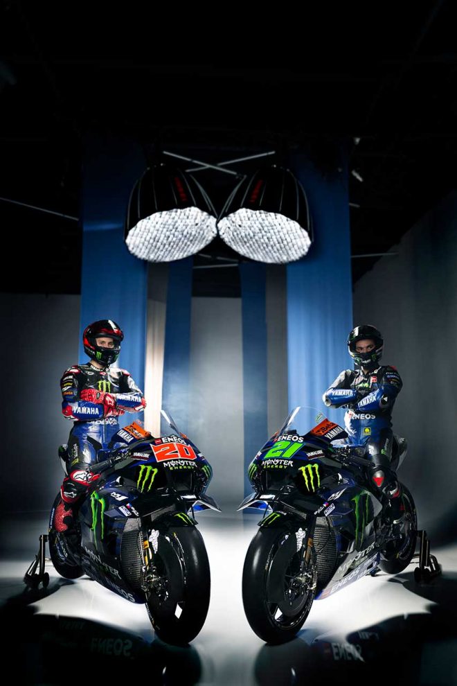 2023MotoGP：ファビオ・クアルタラロ、フランコ・モルビデリ（モンスターエナジー・ヤマハMotoGP）