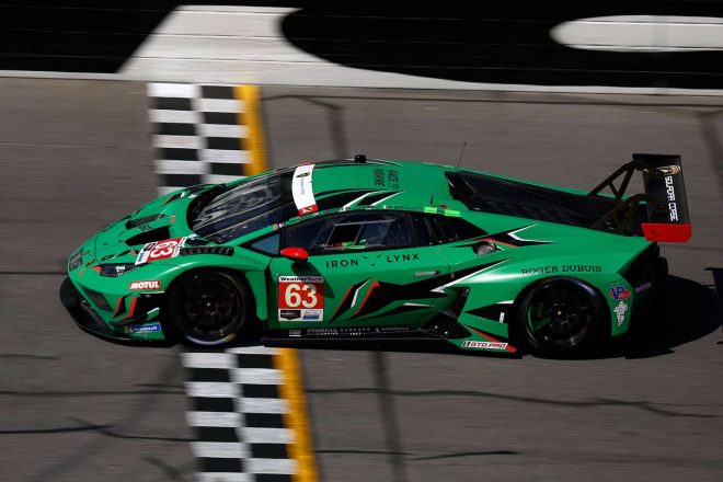 ＃63　アイアン・リンクス／ランボルギーニ・ウラカンGT3 エボ2 ジョーダン・ペッパー／ロマン・グロージャン／ミルコ・ボルトロッティ／アンドレア・カルダレッリ