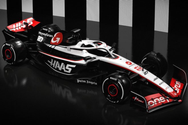 マネーグラム・ハースF1チームの2023年型マシン『VF-23』のカラーリング