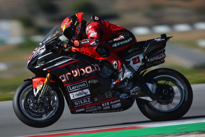マイケル・ルーベン・リナルディ（Aruba.it Racing - Ducati）／2023SBKアルガルベテスト