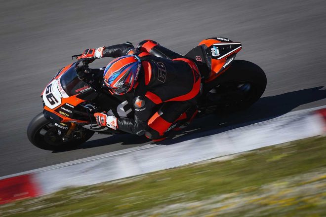 トム・サイクス（Kawasaki Puccetti Racing）／2023SBKアルガルベテスト