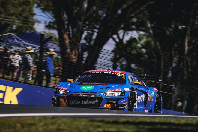 メルボルン・パフォーマンス・センターの65号車アウディR8 LMSエボII　2023年IGTC第1戦バサースト12時間