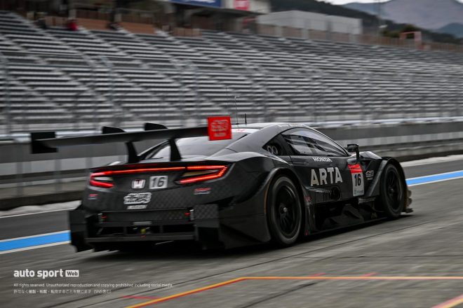 2023年スーパーGT富士メーカーテスト　16号車ARTA無限NSX-GT