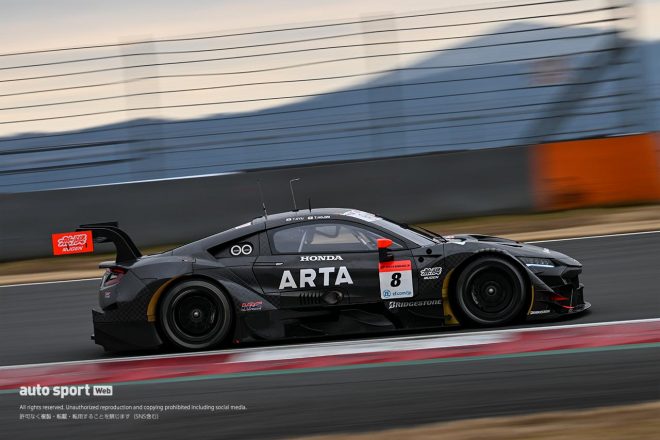 2023年スーパーGT富士メーカーテスト　#8 ARTA無限NSX-GT