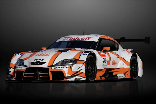 au TOM’S GR Supraの2023年カラーリング