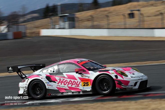 2023スーパーGT富士GTE専有走行　HOPPY Porsche
