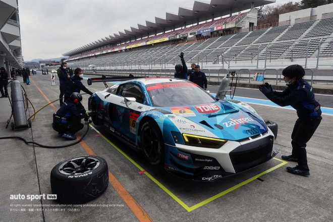 2023スーパーGT富士GTE専有走行　Team LeMans Audi R8 LMS