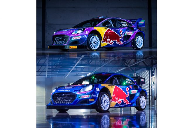 フォード・プーマ・ラリー1（上段2022年仕様／下段2023年仕様） Mスポーツ・フォードWRT