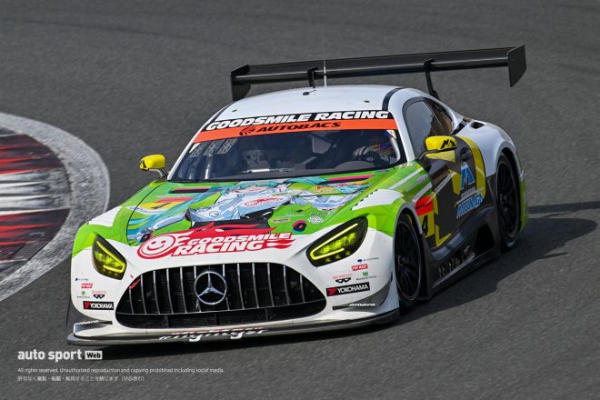 2023スーパーGT富士GTE専有走行　グッドスマイル 初音ミク AMG