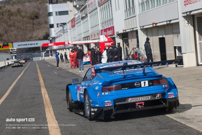 2023年スーパーGT岡山メーカーテスト　TEAM IMPULの1号車Z GT500