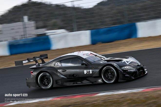 2023年スーパーGT岡山メーカーテスト　TGR TEAM ZENT CERUMOの38号車GRスープラ