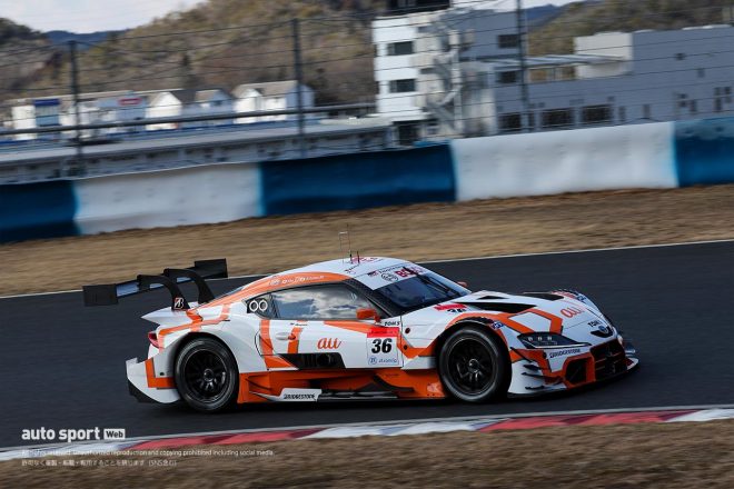 2023年スーパーGT岡山メーカーテスト　36号車 au TOM’S GR Supra