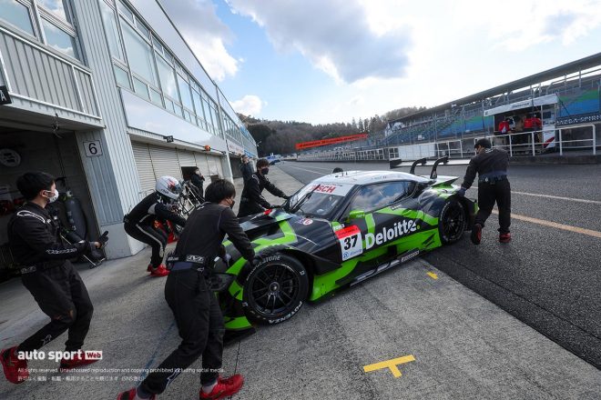 2023年スーパーGT岡山メーカーテスト　37号車Deloitte TOM’S GR Supra
