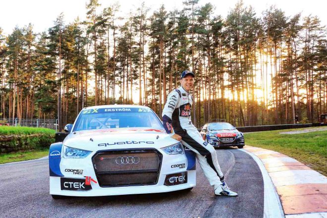 セバスチャン・ローブやペター・ソルベルグらを相手に、2016年にはWorldRXの世界チャンピオンに輝いたマティアス・エクストローム