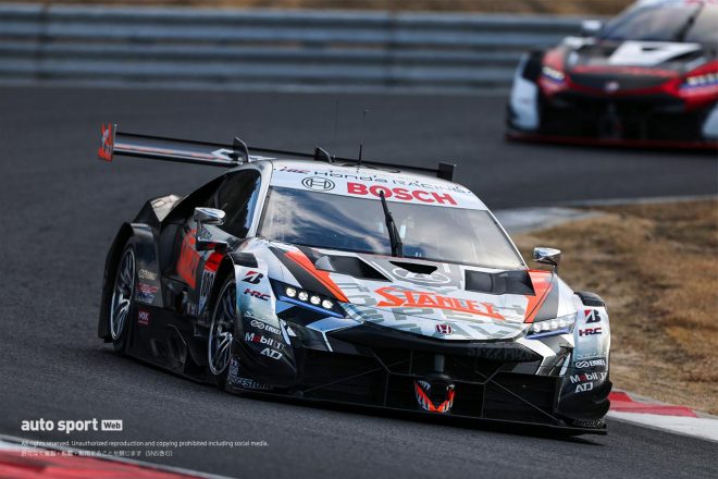 2023年スーパーGT岡山メーカーテスト　TEAM KUNIMITSUの100号車NSX-GT