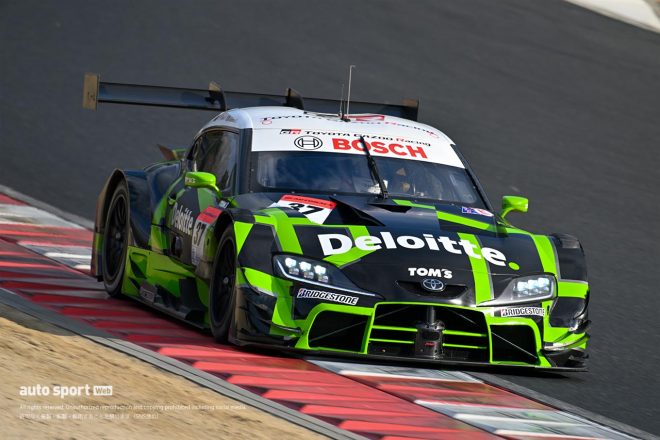 2023年スーパーGT岡山メーカーテスト　Deloitte TOM'S GR Supra