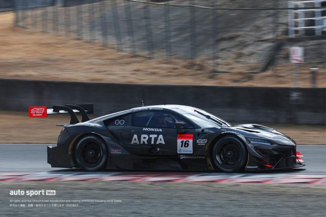 2023年スーパーGT岡山メーカーテスト　#16 ARTA無限NSX-GT