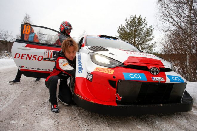 初のワークスノミネートでWRCスウェーデンに臨む勝田貴元（トヨタGRヤリス・ラリー1）