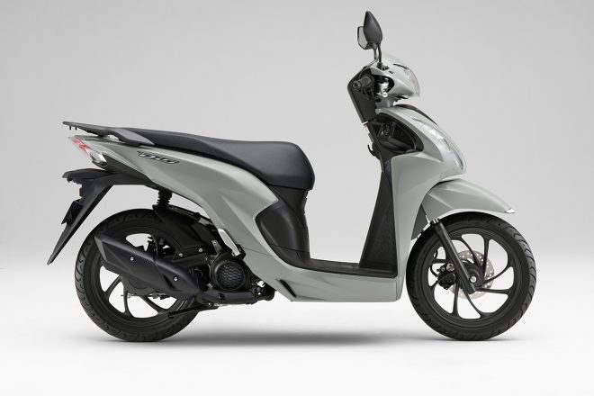 ホンダ・ディオ110 ベーシック（パールジュピターグレー）