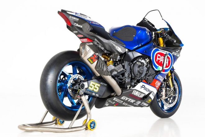 アンドレア・ロカテッリ（Pata Yamaha Prometeon WorldSBK Official Team）が駆るYZF-R1