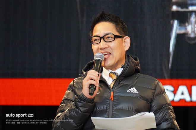 大阪オートメッセ2023初日に行われたトークショーでメインMCを務めたピエール北川さん