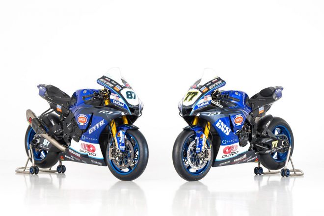 ドミニク・エガーターとレミー・ガードナー（GYTR GRT Yamaha WorldSBK Team）が駆るヤマハYZF-R1