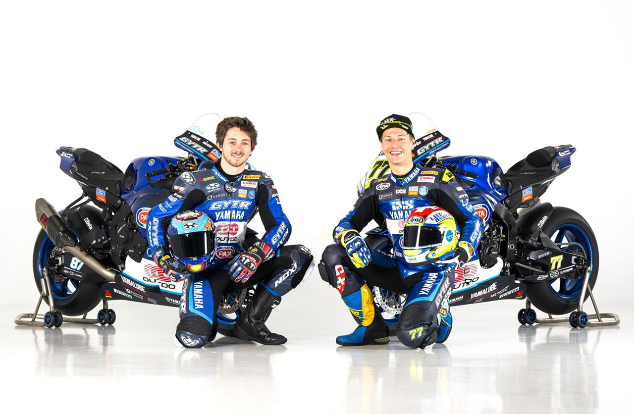 ドミニク・エガーターとレミー・ガードナー（GYTR GRT Yamaha WorldSBK Team）