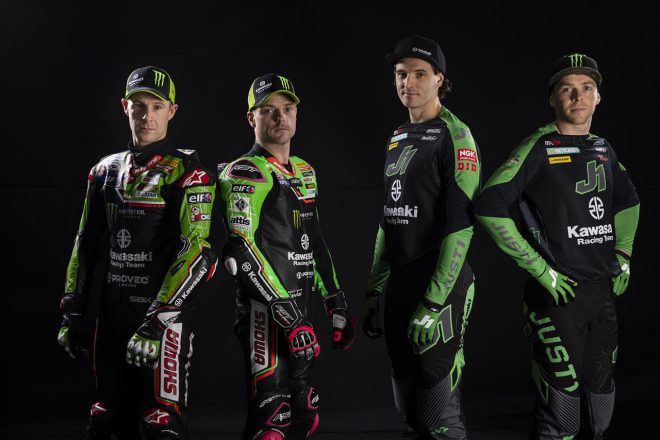 SBKとMXGPに参戦しているKawasaki Racing Teamが2023年のカラーリングを発表