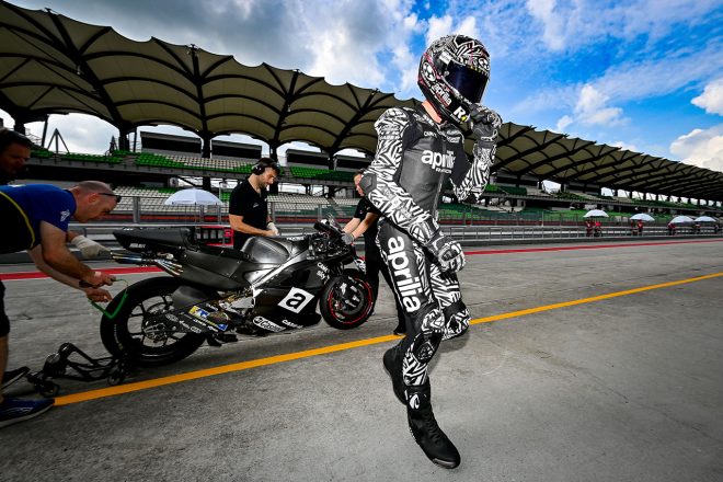 アレイシ・エスパルガロ（アプリリア・レーシング）／2023MotoGPセパン公式テスト1日目