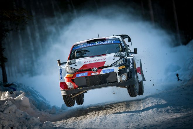 勝田貴元/アーロン・ジョンストン組(トヨタGRヤリス・ラリー1) 2023年WRC第2戦ラリー・スウェーデン