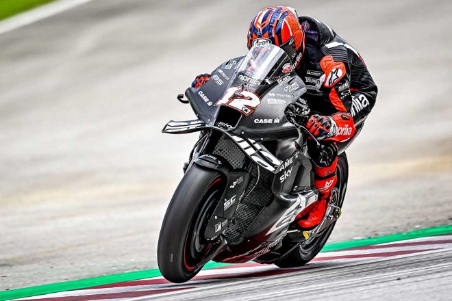 マーベリック・ビニャーレス（アプリリア・レーシング）／2023MotoGPセパン公式テスト2日目