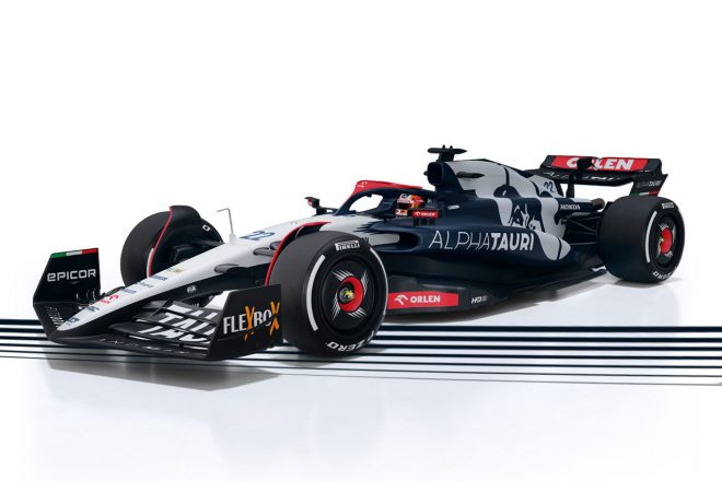 スクーデリア・アルファタウリの2023年型F1マシン『AT04』のカラーリング