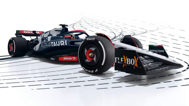 スクーデリア・アルファタウリの2023年型F1マシン『AT04』のカラーリング