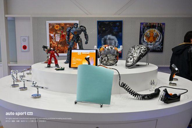 『ANEST IWATA BLUE LINK FES. 2023』ではアネスト岩田の製品展示も行われた。