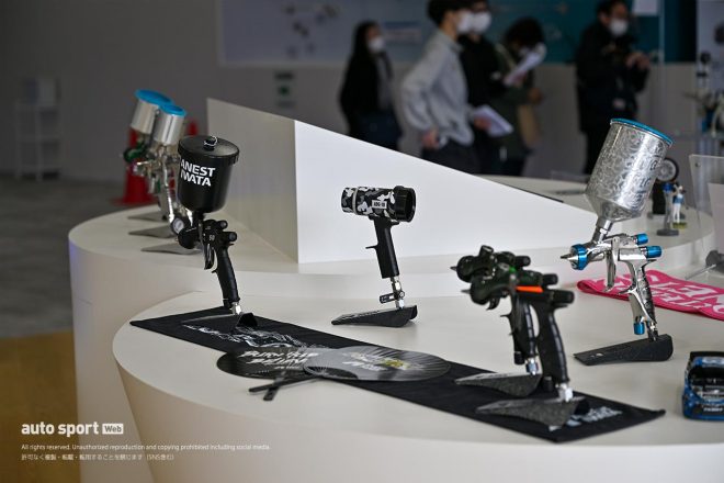 『ANEST IWATA BLUE LINK FES. 2023』ではアネスト岩田の製品展示も行われた。