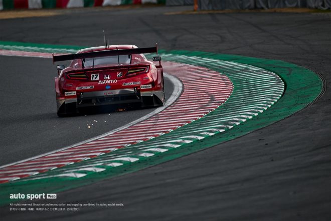 2023スーパーGT鈴鹿メーカーテスト　Astemo REAL RACINGの17号車ホンダNSX-GT