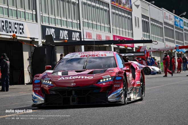 2023スーパーGT岡山メーカーテスト　Astemo REAL RACINGの17号車ホンダNSX-GT