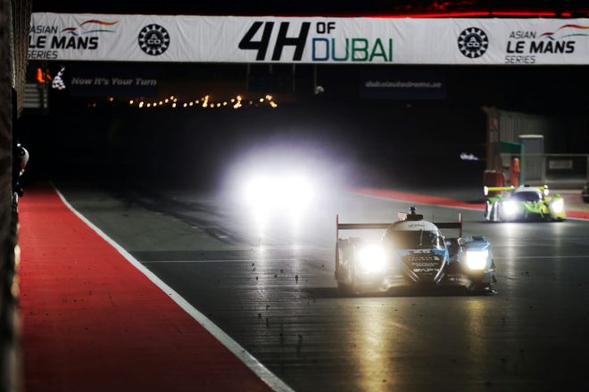 開幕戦で優勝したアルガルベ・プロ・レーシングの25号車オレカ07・ギブソン　2023アジアン・ル・マン・シリーズ