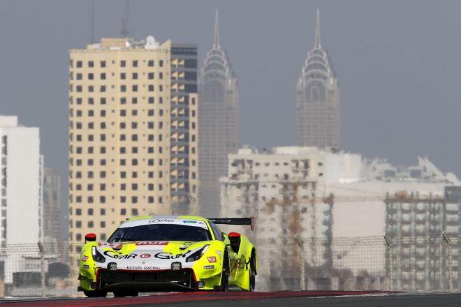 カーガイの57号車フェラーリ488 GT3エボ　2023アジアン・ル・マン・シリーズ第1戦ドバイ