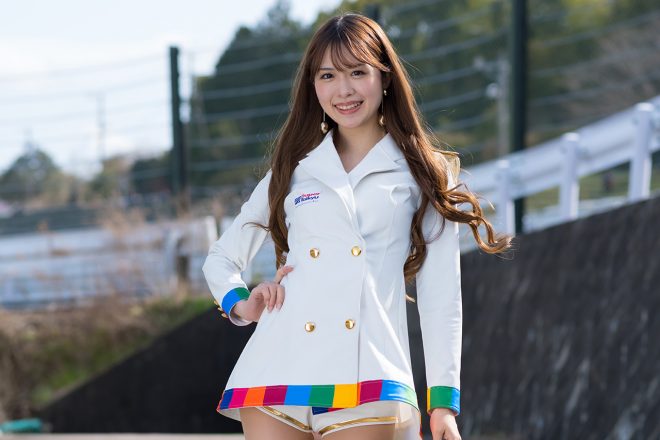 2022年のスーパー耐久ではイメージガール「SDGsアンバサダーSwish」として活動した松田蘭さん